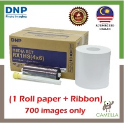 DNP 4 x 6" Media Set for DS-RX1HS & RX1 Printers (1 Roll paper + Ribbon)
